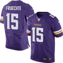Cheap Isaac Fruechte Vikings Jersey From China #15 Purple Elite