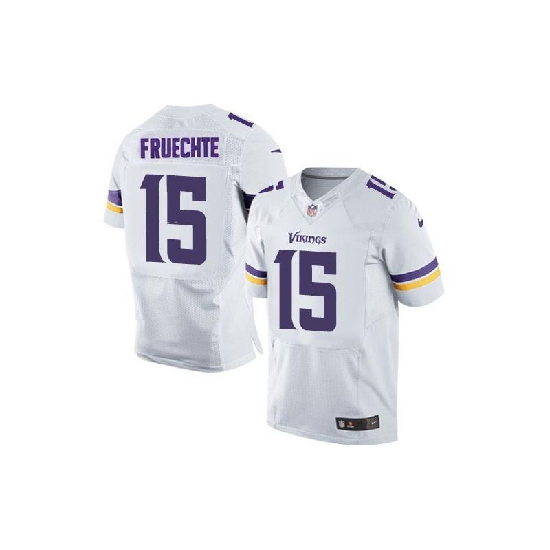 Cheap Isaac Fruechte Vikings Jersey From China #15 White Elite Cheap Isaac Fruechte Vikings Jersey From China #15 White Elite