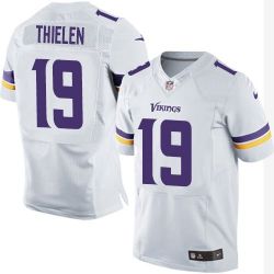 Cheap Adam Thielen Vikings Jersey From China #19 White 2015 new Elite