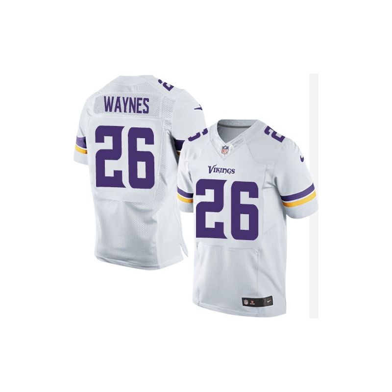 Cheap Trae waynes Vikings Jersey From China #26 White 2015 new Elite Cheap Trae waynes Vikings Jersey From China #26 White 2015 new Elite