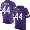 Cheap Matt Asiata Vikings Jersey From China #44 Purple 2015 new Elite