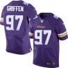 Cheap Everson Griffen Vikings Jersey From China #97 Purple 2015 new Elite
