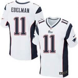 Cheap Julian Edelman Patriots Jersey From China #11 White Elite
