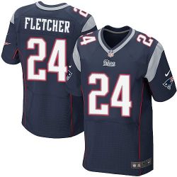 Cheap Bradley Fletcher Patriots Jersey From China #24 Blue Elite