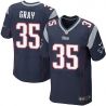 Cheap Jonas Gray Patriots Jersey From China #35 Blue Elite