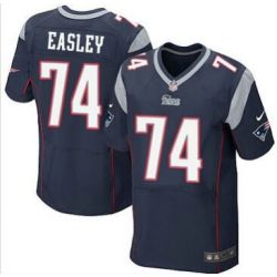 Cheap Dominique Easley Patriots Jersey From China #74 Blue Elite