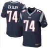 Cheap Dominique Easley Patriots Jersey From China #74 Blue Elite