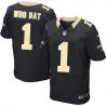 Cheap Who Dat Saints Jersey From China #1 Black Elite