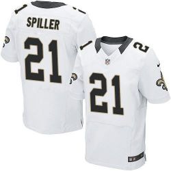Cheap CJ Spiller Saints Jersey From China #21 White Elite