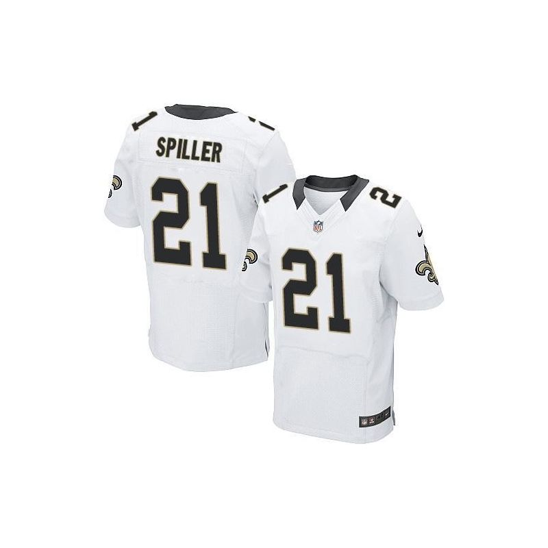 Cheap CJ Spiller Saints Jersey From China #21 White Elite Cheap CJ Spiller Saints Jersey From China #21 White Elite