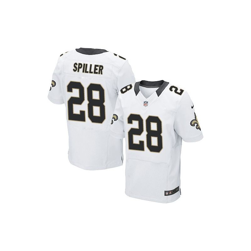 Cheap CJ Spiller Saints Jersey From China #28 White Elite Cheap CJ Spiller Saints Jersey From China #28 White Elite