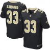 Cheap Jamarca Sanford Saints Jersey From China #33 Black Elite