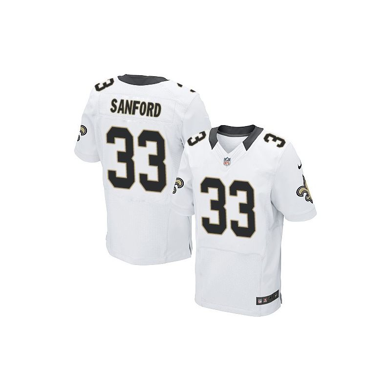 Cheap Jamarca Sanford Saints Jersey From China #33 White Elite Cheap Jamarca Sanford Saints Jersey From China #33 White Elite