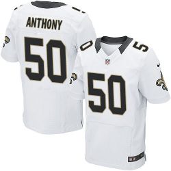 Cheap Stephone Anthony Saints Jersey From China #50 White Elite