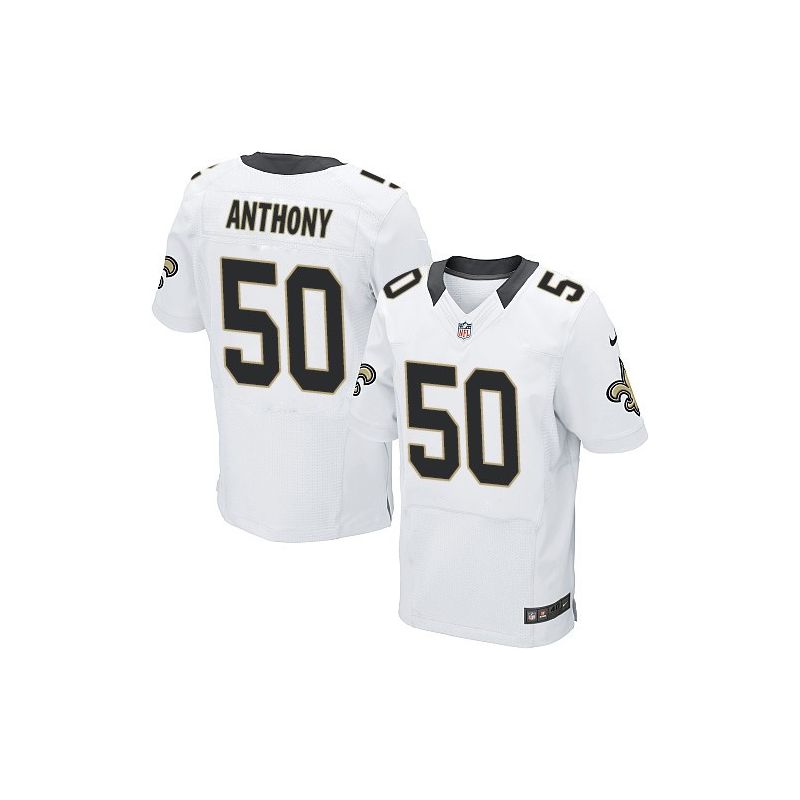 Cheap Stephone Anthony Saints Jersey From China #50 White Elite Cheap Stephone Anthony Saints Jersey From China #50 White Elite