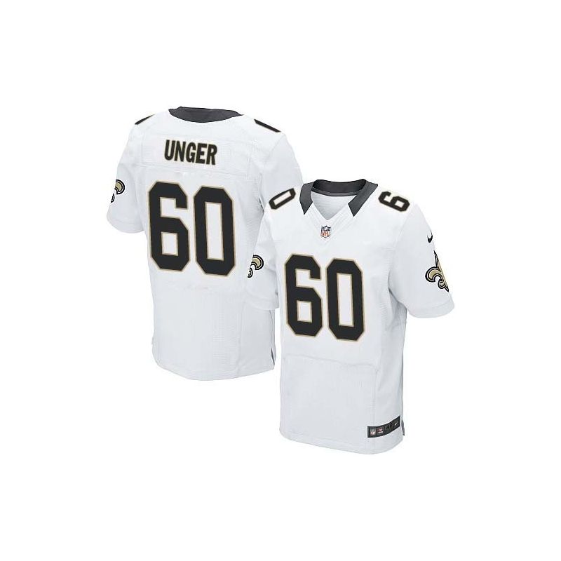 Cheap Max Unger Saints Jersey From China #60 White Elite Cheap Max Unger Saints Jersey From China #60 White Elite