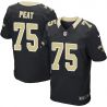 Cheap Andrus Peat Saints Jersey From China #75 Black Elite