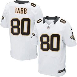 Cheap Jack Tabb Saints Jersey From China #80 White Elite