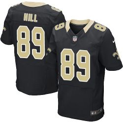 Cheap Josh Hill Saints Jersey From China #89 Black Elite