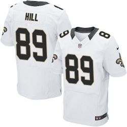 Cheap Josh Hill Saints Jersey From China #89 White Elite