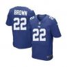 Cheap Andre Brown Giants Jersey From China #22 Blue Elite