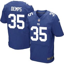 Cheap Quintin Demps Giants Jersey From China #35 Blue Elite