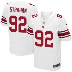 Cheap Michael Strahan Giants Jersey From China #92 White Elite