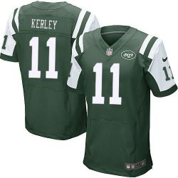 Cheap Jeremy Kerley Jets Jersey From China #11 Green Elite