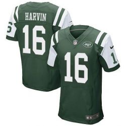 Cheap Percy Harvin Jets Jersey From China #16 Green Elite