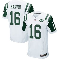 Cheap Percy Harvin Jets Jersey From China #16 White Elite