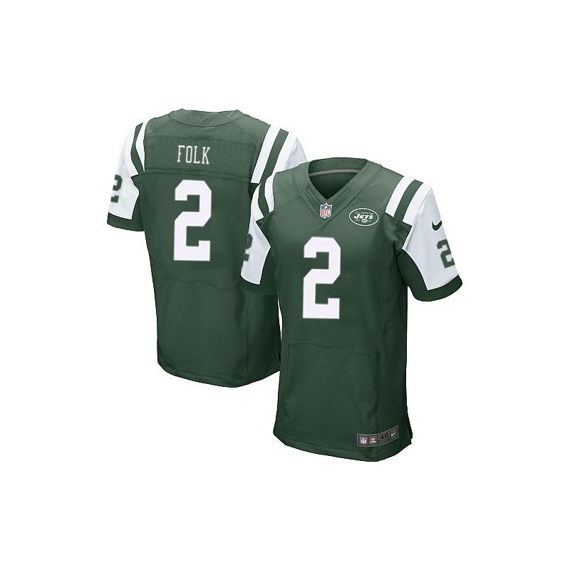 Cheap Nick Folk Jets Jersey From China #2 Green Elite