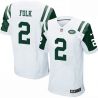 Cheap Nick Folk Jets Jersey From China #2 White Elite