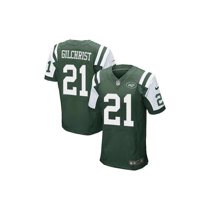 Cheap Marcus Gilchrist Jets Jersey From China #21 Green Elite