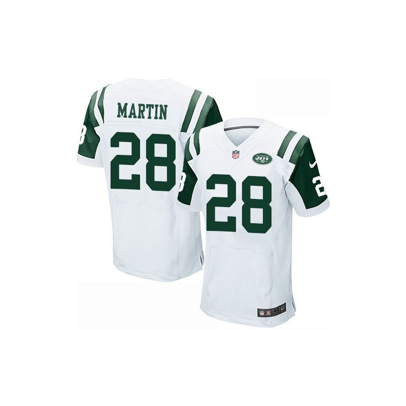 Cheap Curtis Martin Jets Jersey From China #28 White Elite