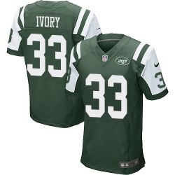 Cheap Chris Ivory Jets Jersey From China #33 Green Elite