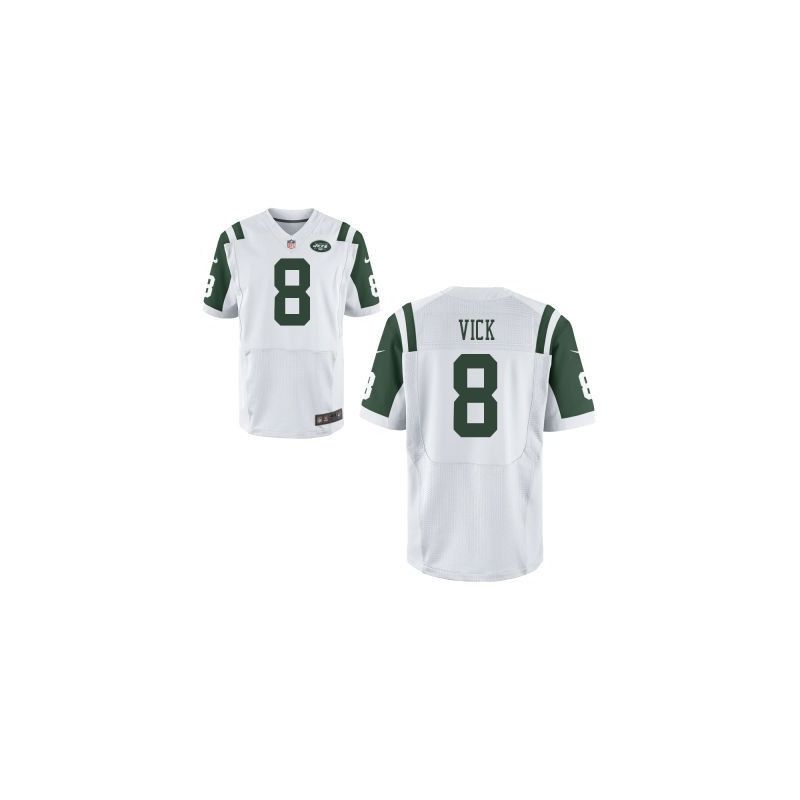 Cheap Michael Vick Jets Jersey From China #8 White Elite