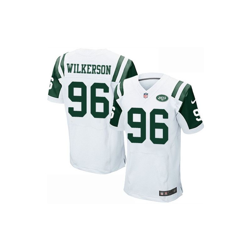 Cheap Muhammad Wilkerson Jets Jersey From China #96 White Elite