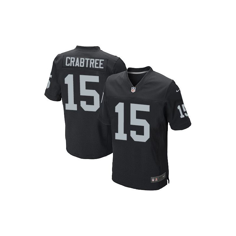 Cheap Michael Crabtree Raiders Jersey From China #15 Black Elite Cheap Michael Crabtree Raiders Jersey From China #15 Black Elite