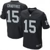 Cheap Michael Crabtree Raiders Jersey From China #15 Black Elite