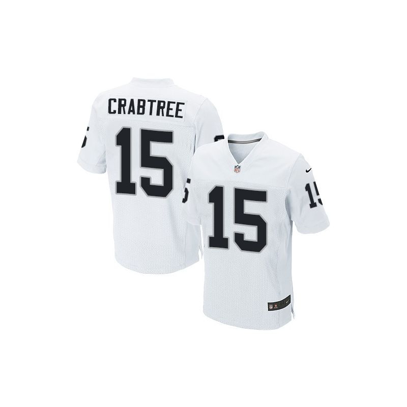 Cheap Michael Crabtree Raiders Jersey From China #15 White Elite Cheap Michael Crabtree Raiders Jersey From China #15 White Elite