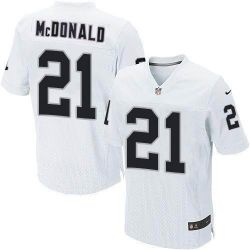 Cheap Dexter McDonald Raiders Jersey From China #21 White Elite