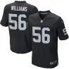 Cheap Chase Williams Raiders Jersey From China #56 Black Elite