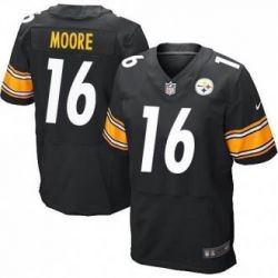 Cheap Lance Moore Steelers Jersey From China #16 Black Elite