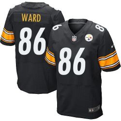 Cheap Hines Ward Steelers Jersey From China #86 Black Elite