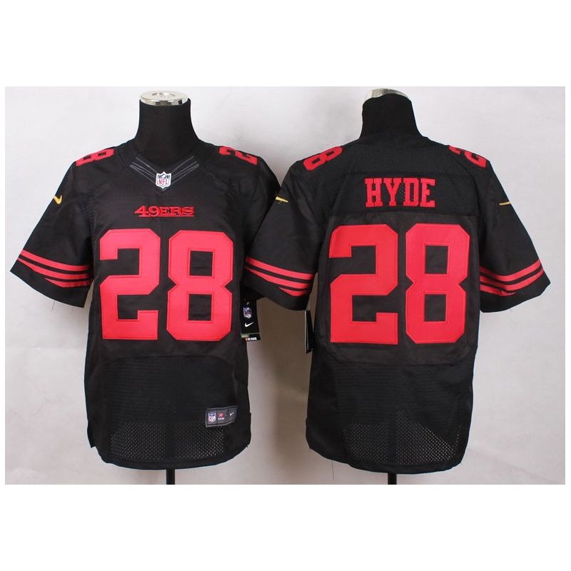 Cheap Carlos Hyde 49ers Jersey From China #28 Black Elite Cheap Carlos Hyde 49ers Jersey From China #28 Black Elite