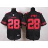 Cheap Carlos Hyde 49ers Jersey From China #28 Black Elite