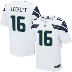 Cheap Tyler Lockett Seahawks Jersey From China #16 White Elite