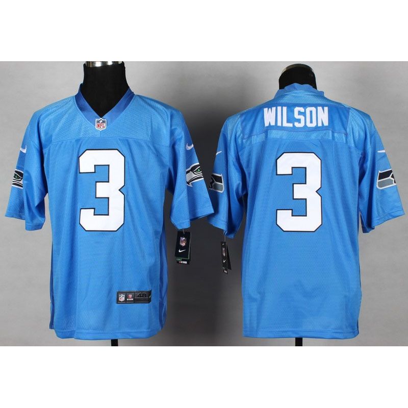 Cheap Russell Wilson Seahawks Jersey From China #3 Flag Blue Elite