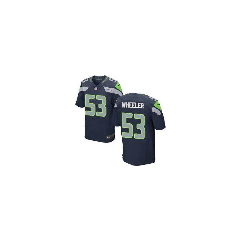 Cheap Jared Wheeler Seahawks Jersey From China #53 Blue Elite