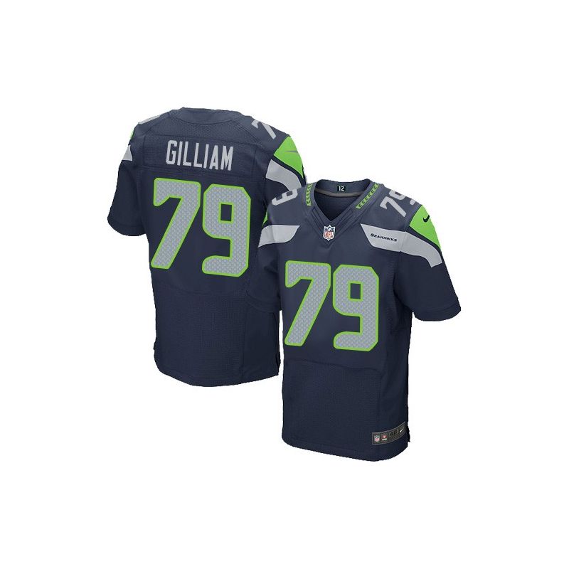 Cheap Garry Gilliam Seahawks Jersey From China #79 Blue Elite